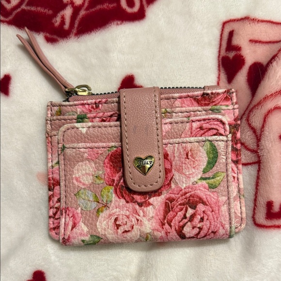 Juicy Couture Handbags - Juicy Couture rose floral wallet